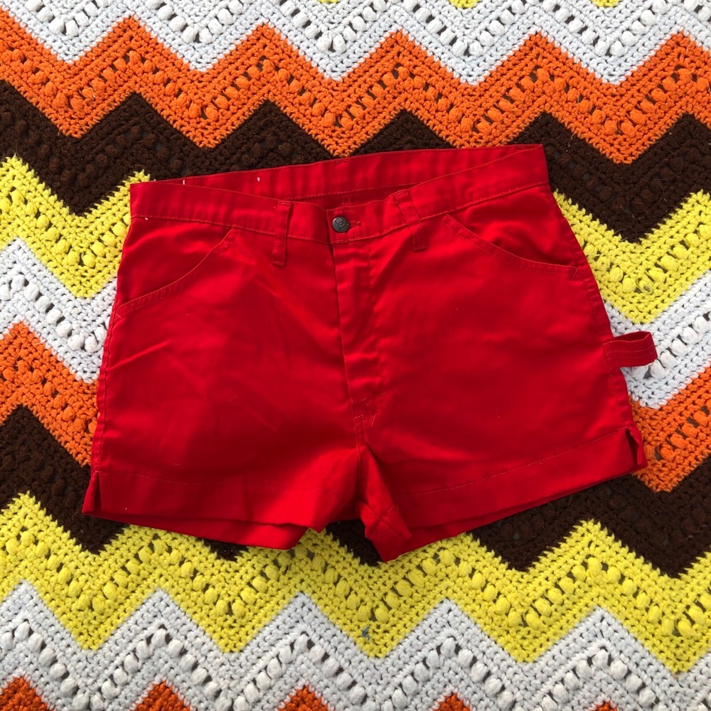 Vintage red deecee shorts